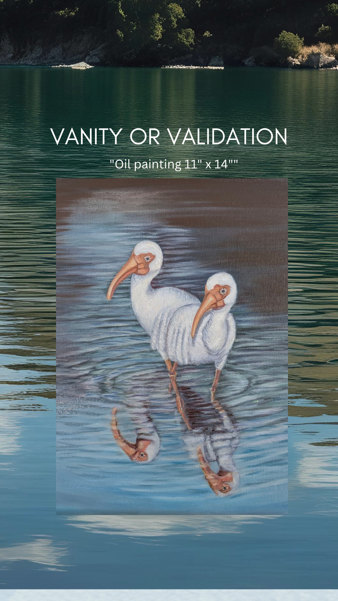 Vanity or Validation – Original Oil Painting